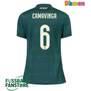 Real Madrid Eduardo Camavinga #6 Replik Auswärtstrikot Damen 2026-27 Kurzarm